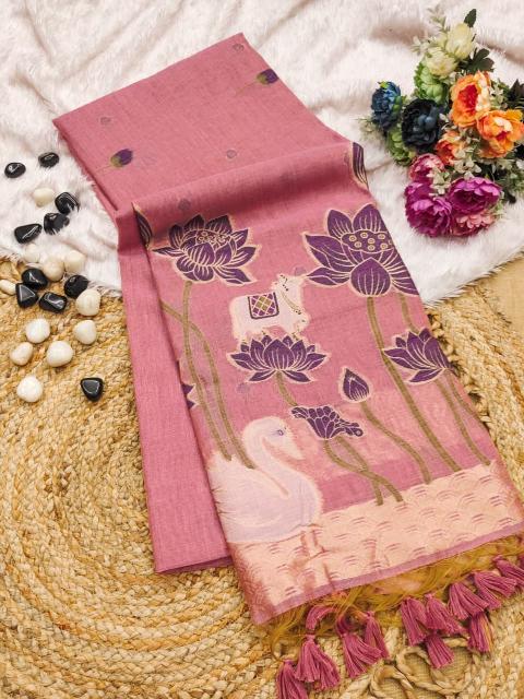 Dazira Premium soft muga Cotton vol 19 Catalog fab india saree collection