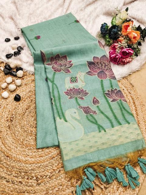 Dazira Premium soft muga Cotton vol 19 Catalog fab india saree collection