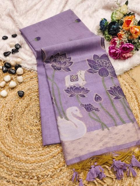Dazira Premium soft muga Cotton vol 19 Catalog fab india saree collection