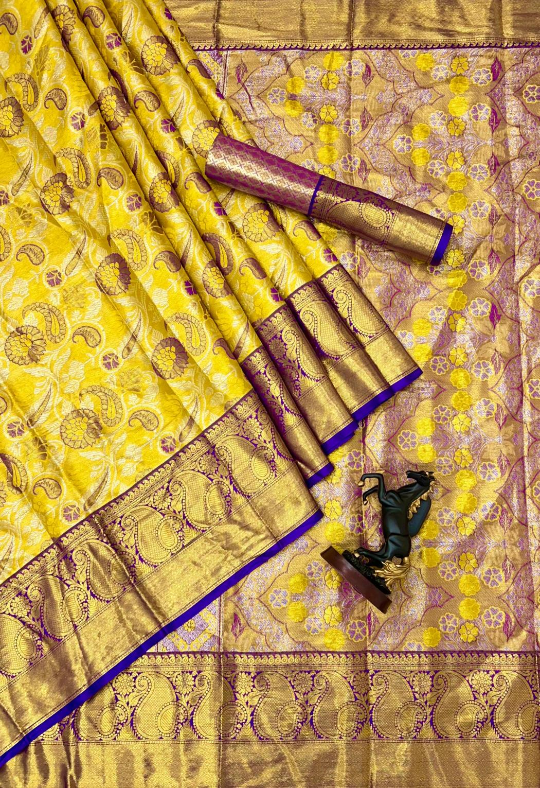 Dazira Pushpa Vol 11 catalog silk kanjivaram saree market in surat