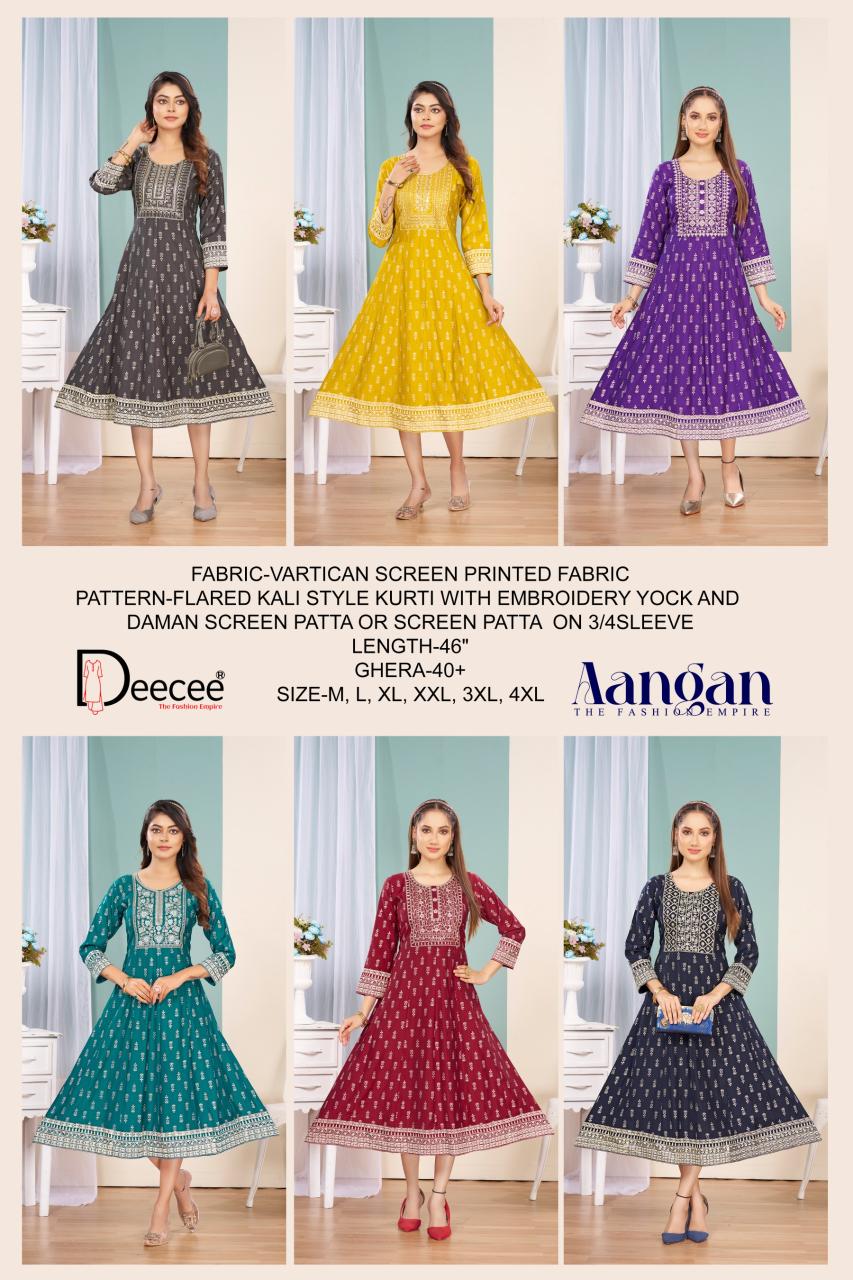 Deecee Aangan catalog best indian kurtis online