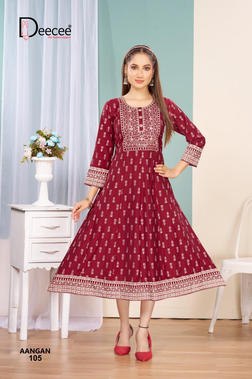 Deecee Aangan catalog best indian kurtis online