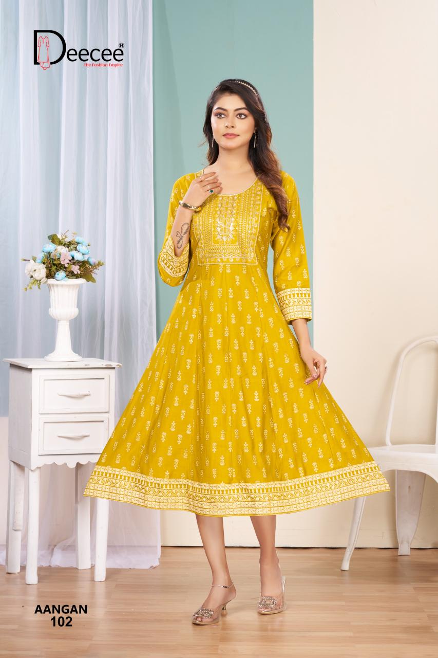 Deecee Aangan catalog best indian kurtis online