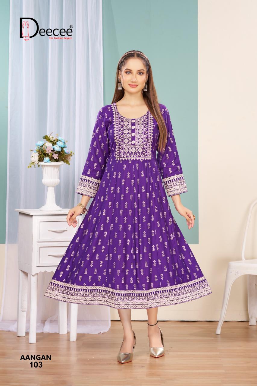 Deecee Aangan catalog best indian kurtis online