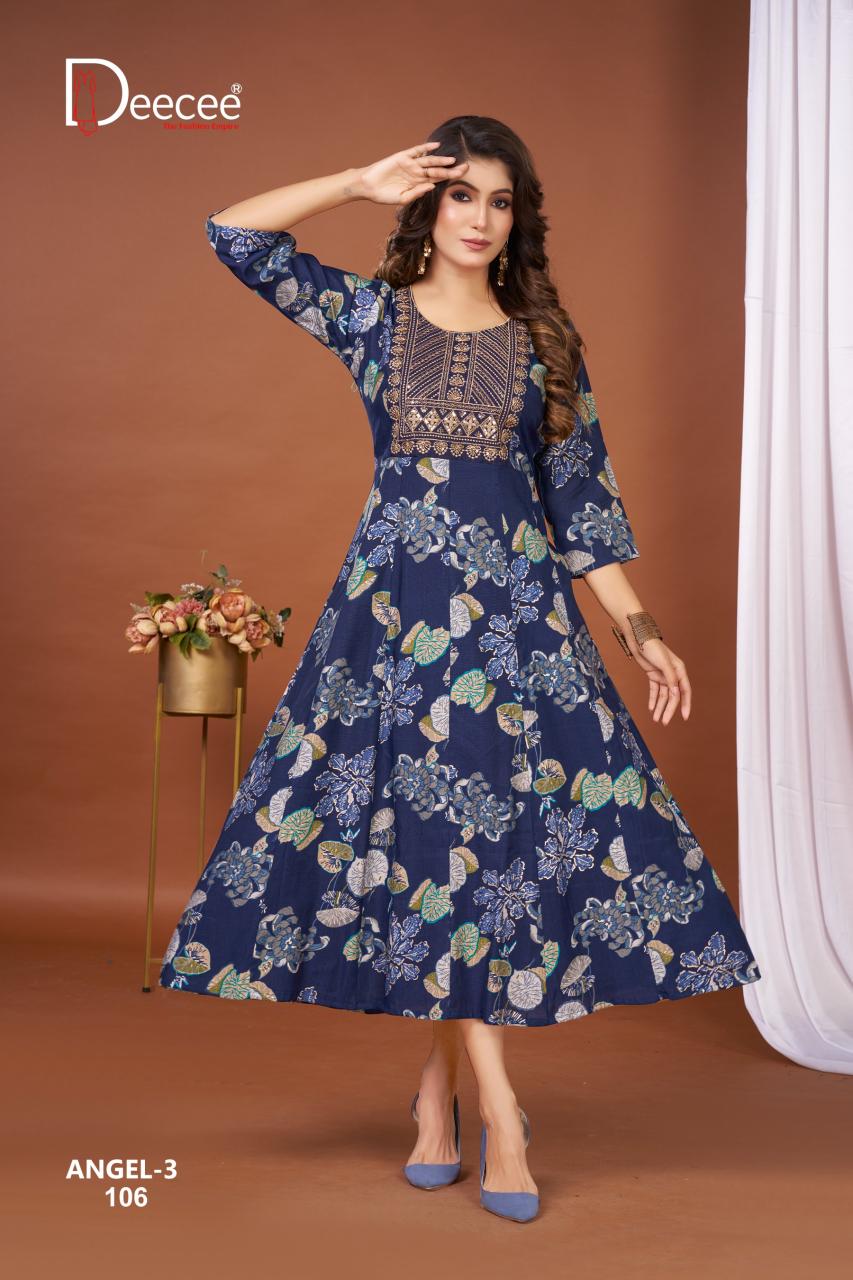 Deecee Angel vol 3 catalog global desi kurti online india