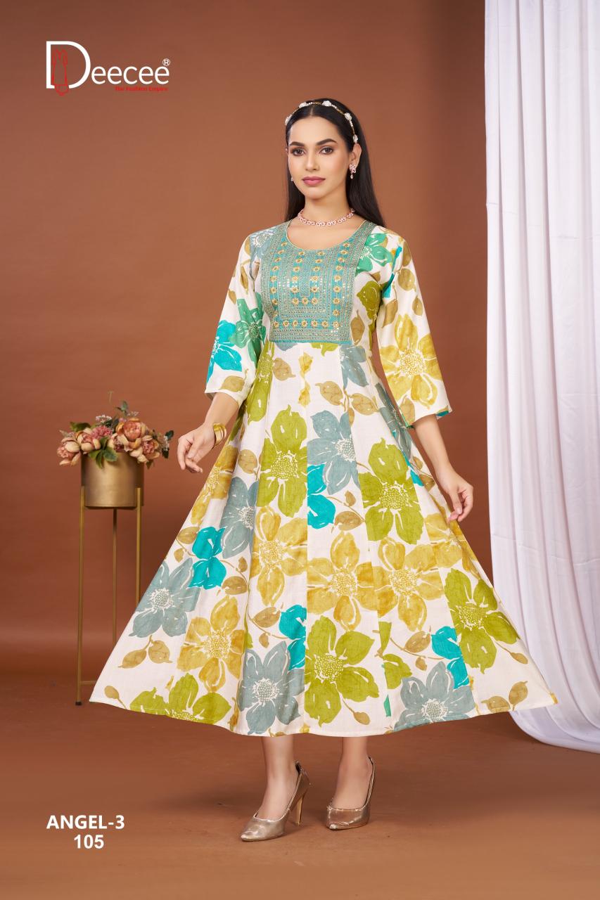 Deecee Angel vol 3 catalog global desi kurti online india