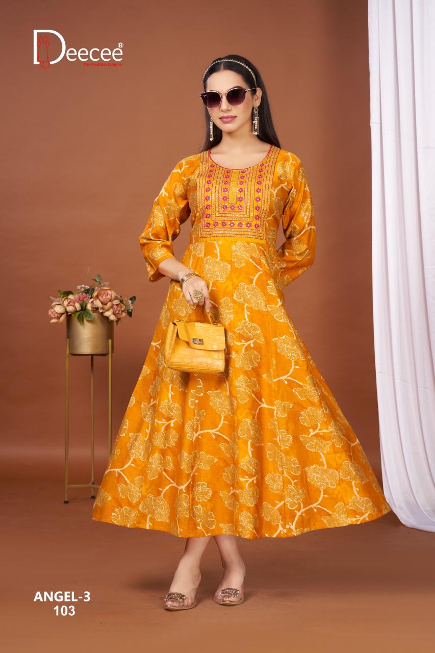 Deecee Angel vol 3 catalog global desi kurti online india