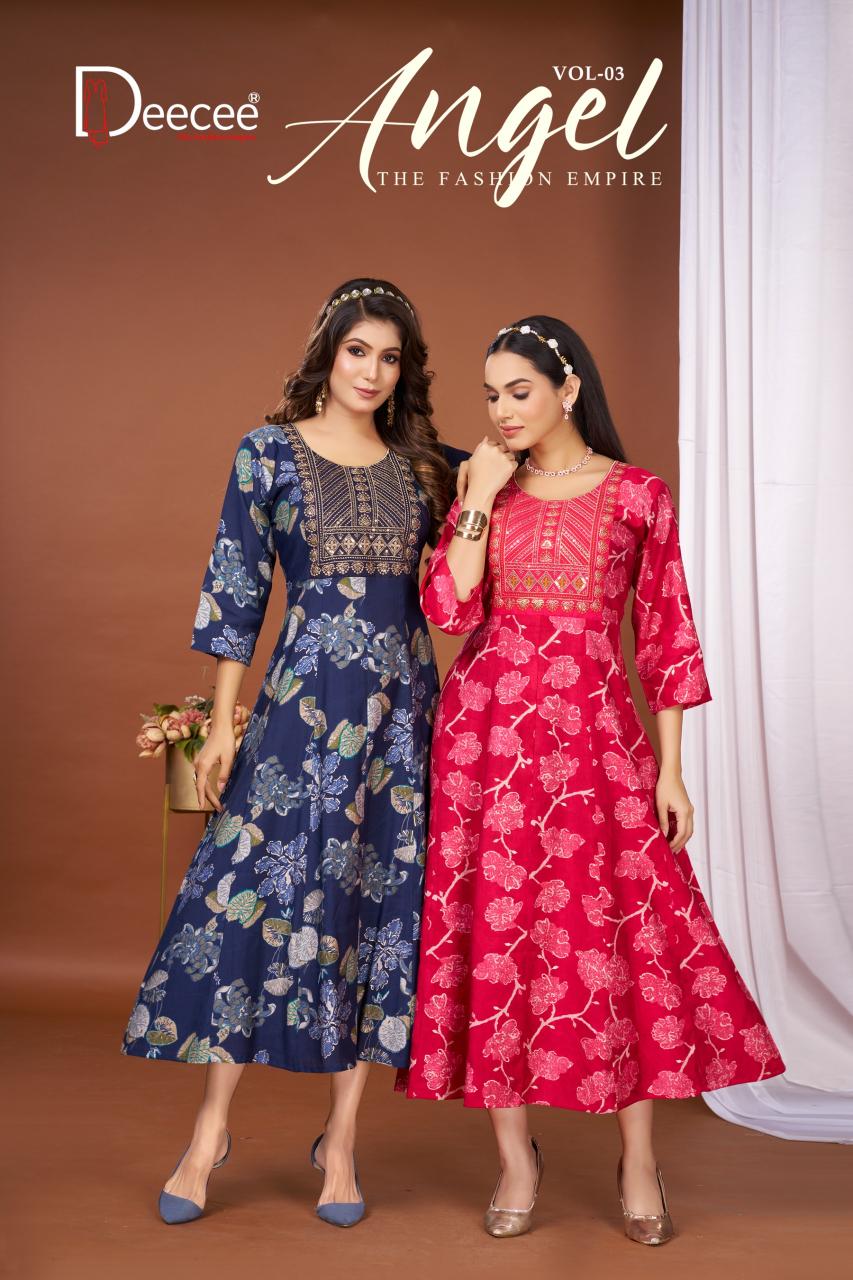Deecee Angel vol 3 catalog global desi kurti online india