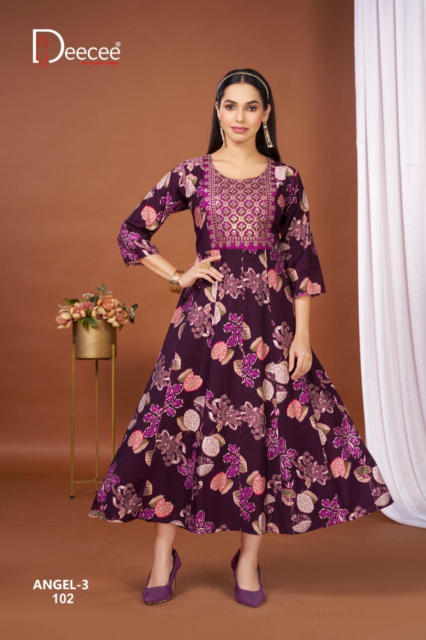 Deecee Angel vol 3 catalog global desi kurti online india
