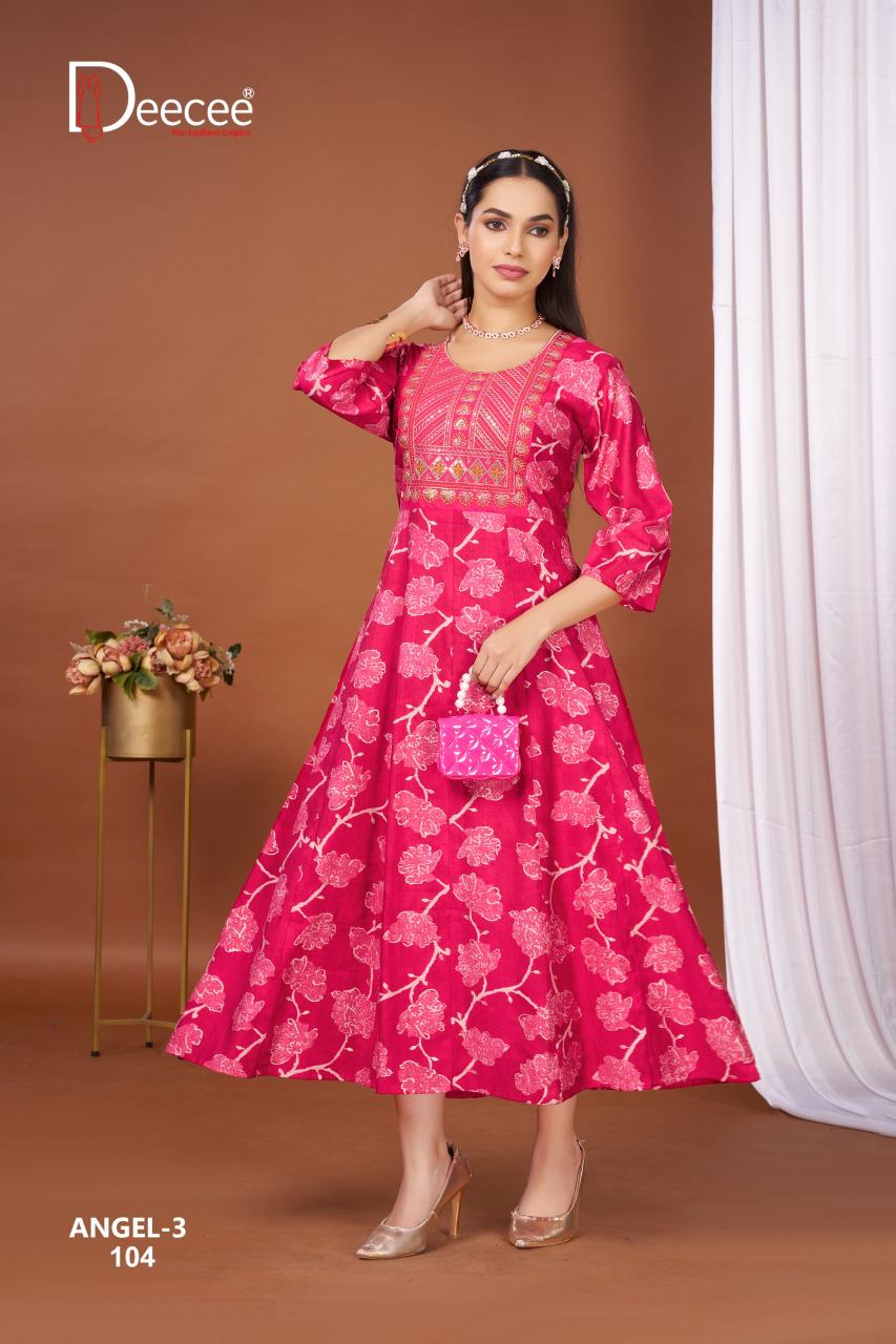 Deecee Angel vol 3 catalog global desi kurti online india