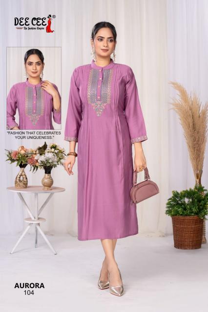 Deecee Aurora catalog indian virasat yellow kurti 