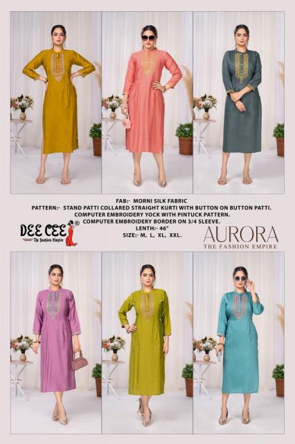 Deecee Aurora catalog indian virasat yellow kurti 