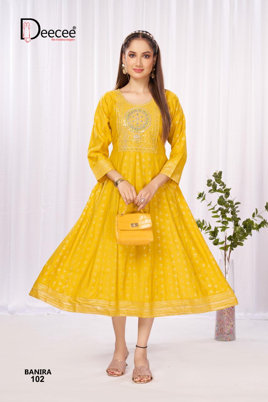 Deecee Banira catalog anarkali kurtis online india