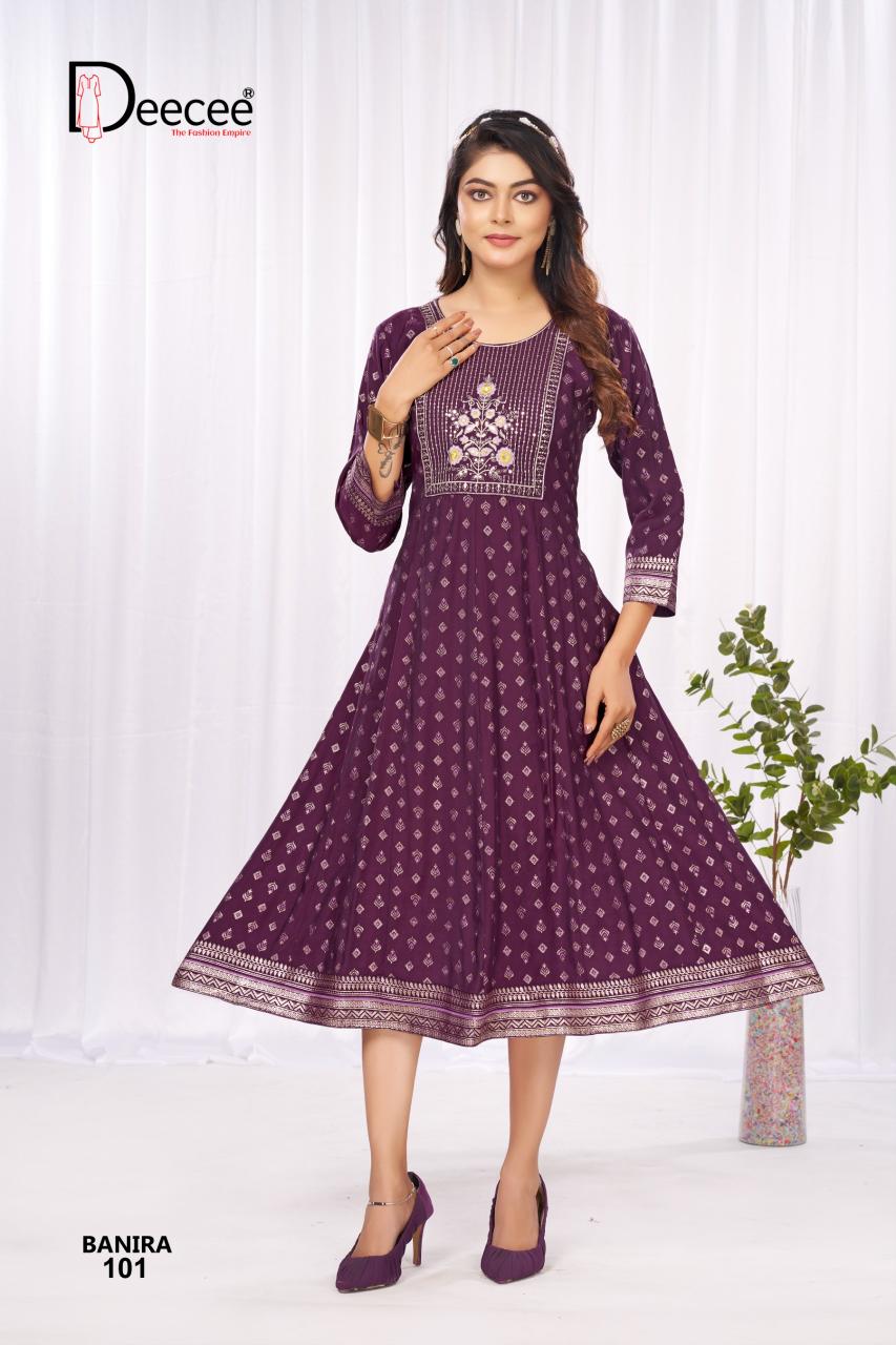 Deecee Banira catalog anarkali kurtis online india