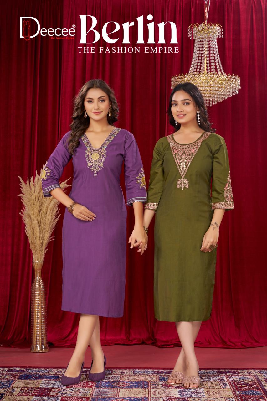 Deecee Berlin catalog best ladies kurti brands in india