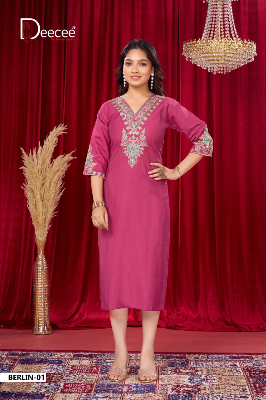 Deecee Berlin catalog best ladies kurti brands in india