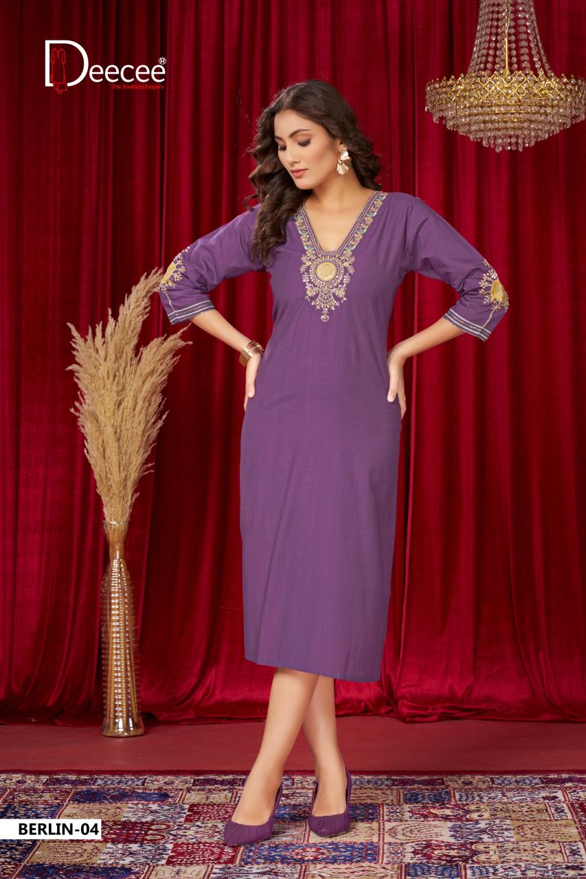 Deecee Berlin catalog best ladies kurti brands in india