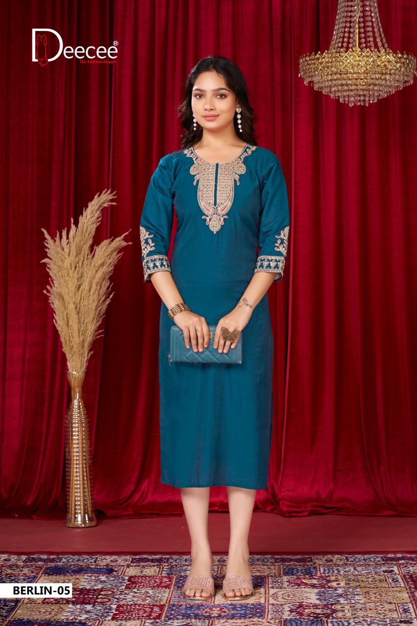 Deecee Berlin catalog best ladies kurti brands in india