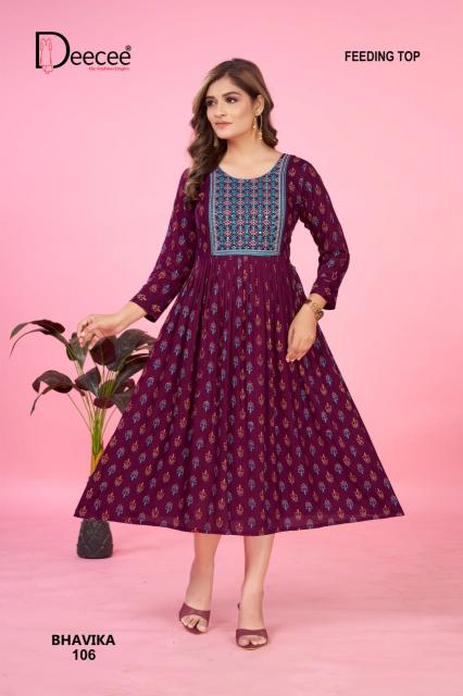 Deecee Bhavika catalog maternity wear kurtis online india