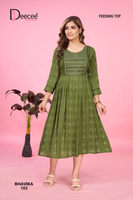 Deecee Bhavika catalog maternity wear kurtis online india