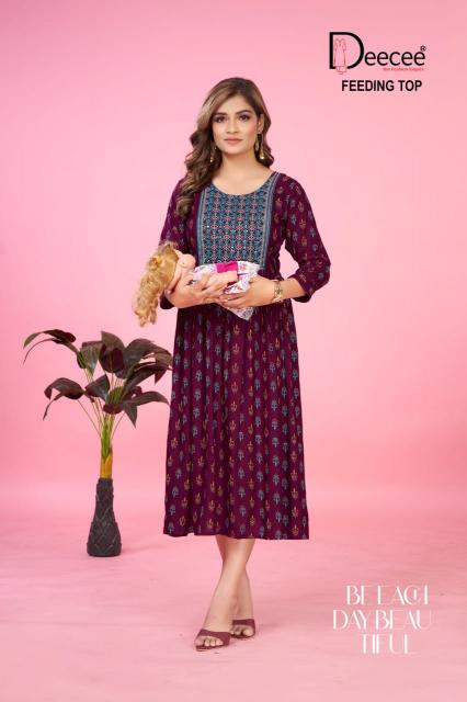 Deecee Bhavika catalog maternity wear kurtis online india