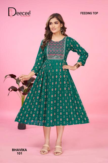 Deecee Bhavika catalog maternity wear kurtis online india