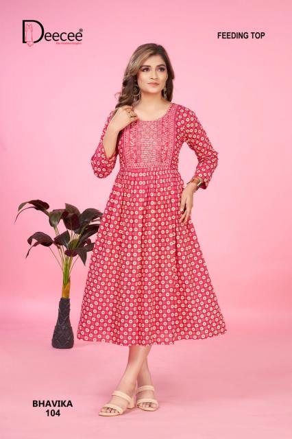 Deecee Bhavika catalog maternity wear kurtis online india