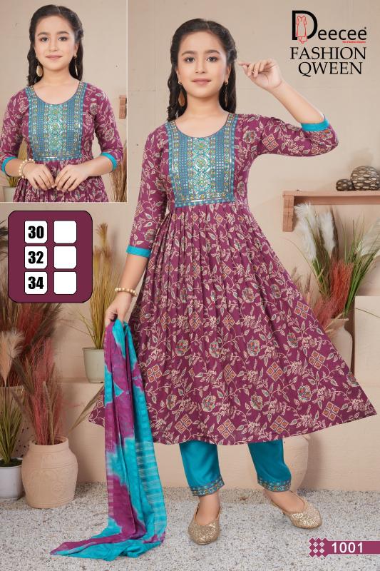 Deecee Fashion Qween catalog kids wear wholesale salem