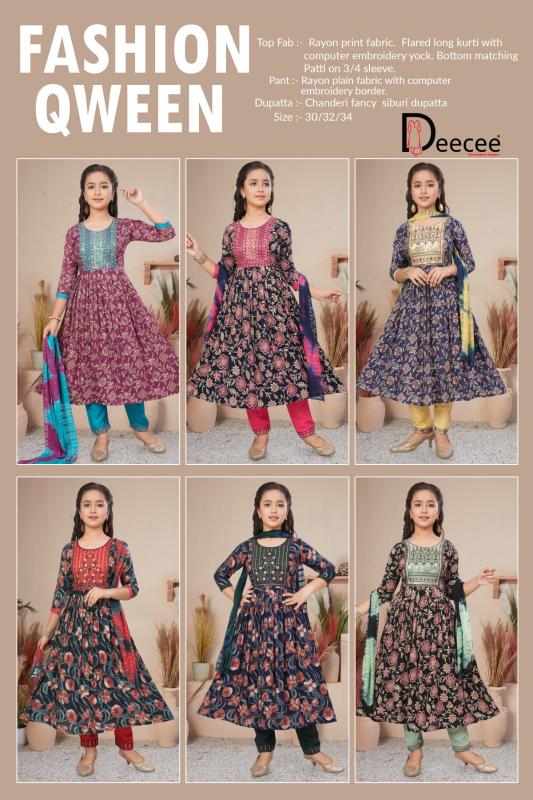 Deecee Fashion Qween catalog kids wear wholesale salem