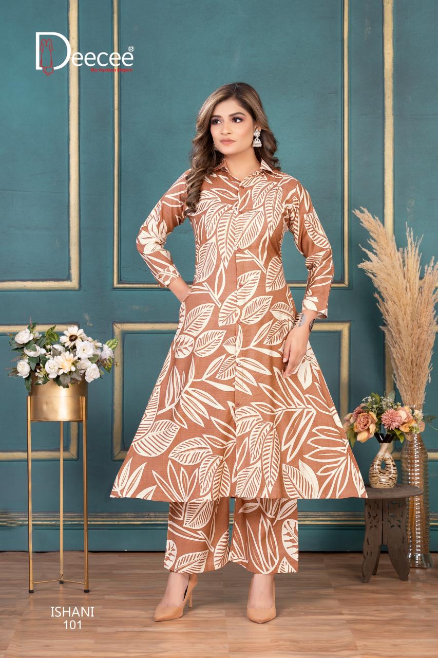 Deecee Ishani catalog wholesale co ord sets