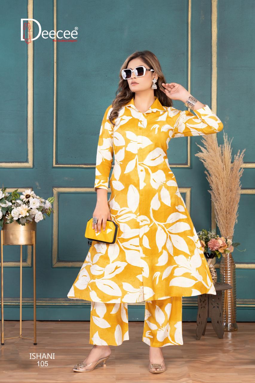 Deecee Ishani catalog wholesale co ord sets