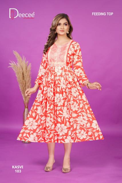 Deecee Kasvi catalog feeding kurtis india