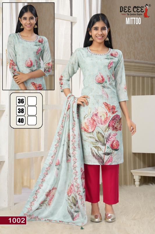 Deecee Mittoo catalog kids ethnic wear botique wholesale material