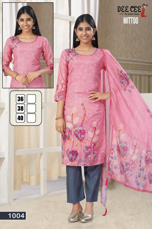 Deecee Mittoo catalog kids ethnic wear botique wholesale material