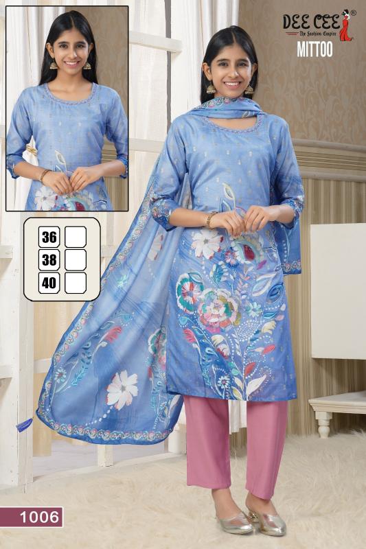 Deecee Mittoo catalog kids ethnic wear botique wholesale material