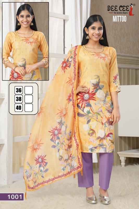 Deecee Mittoo catalog kids ethnic wear botique wholesale material