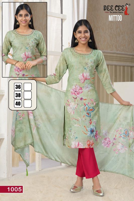 Deecee Mittoo catalog kids ethnic wear botique wholesale material