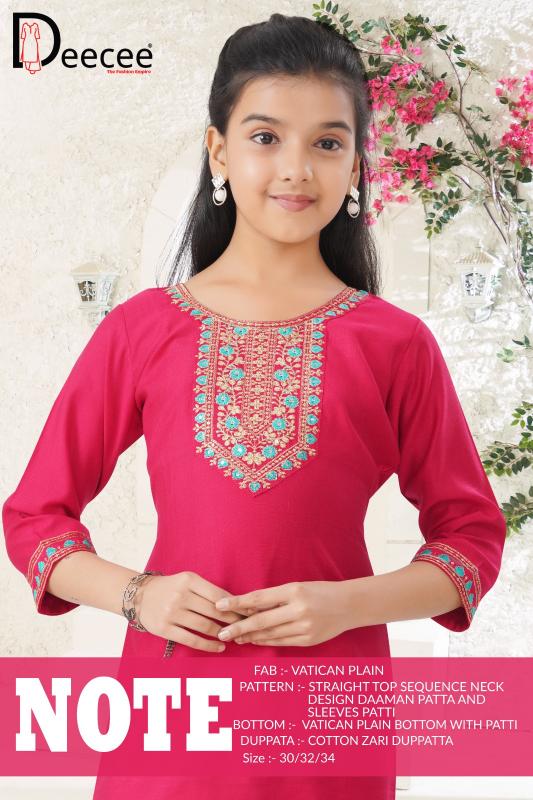 Deecee Note catalog branded kurtis wholesale in pune