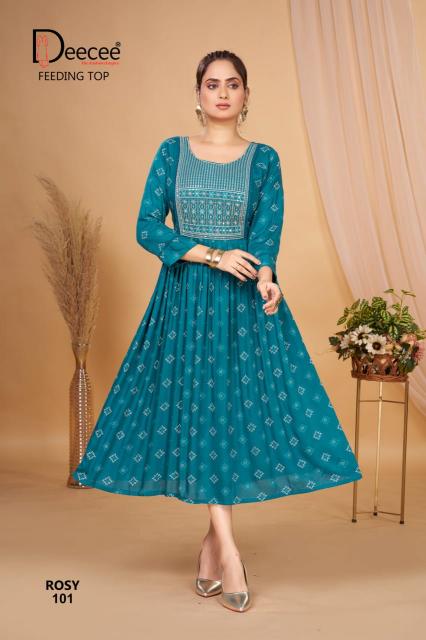 Deecee Rosy catalog nursing kurtis india