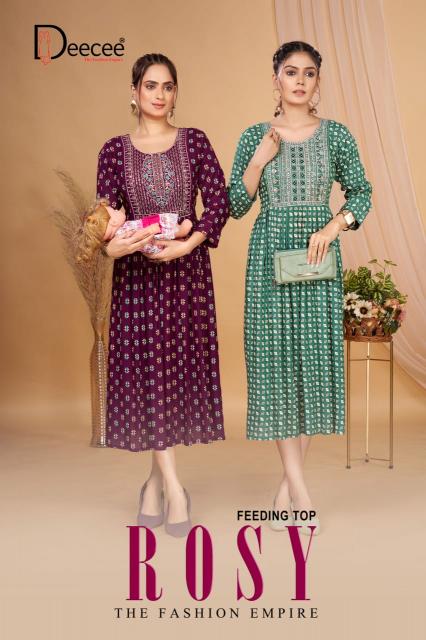 Deecee Rosy catalog nursing kurtis india