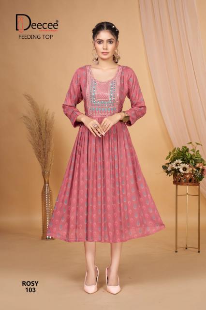 Deecee Rosy catalog nursing kurtis india