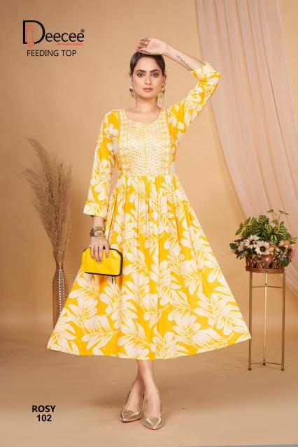 Deecee Rosy catalog nursing kurtis india