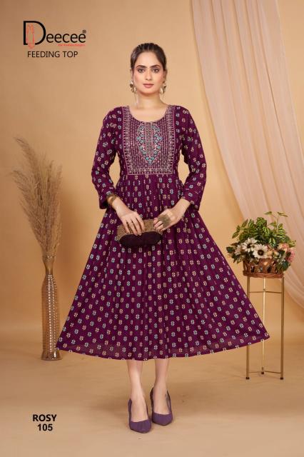 Deecee Rosy catalog nursing kurtis india