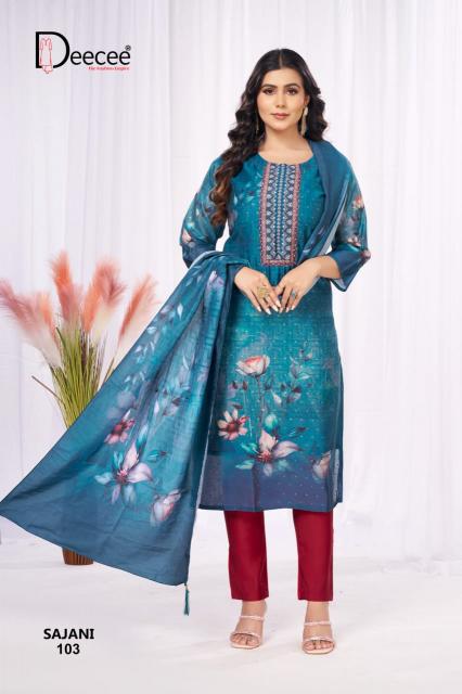 Deecee Sajani catalog branded wholesale kurtis