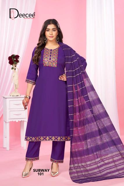 Deecee Subway catalog branded kurtis at wholesale price