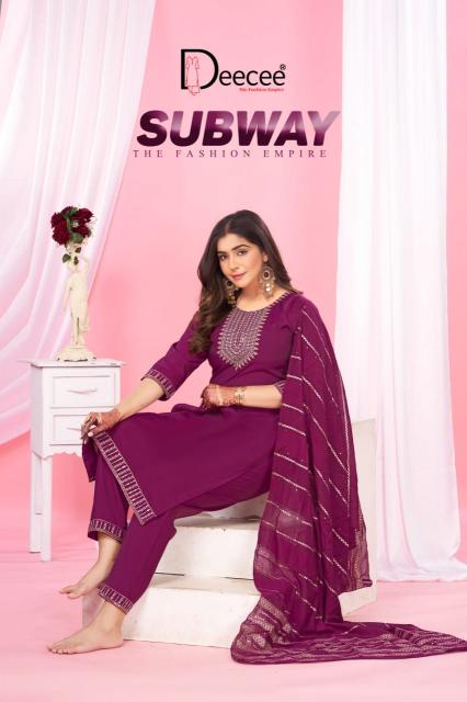 Deecee Subway catalog branded kurtis at wholesale price