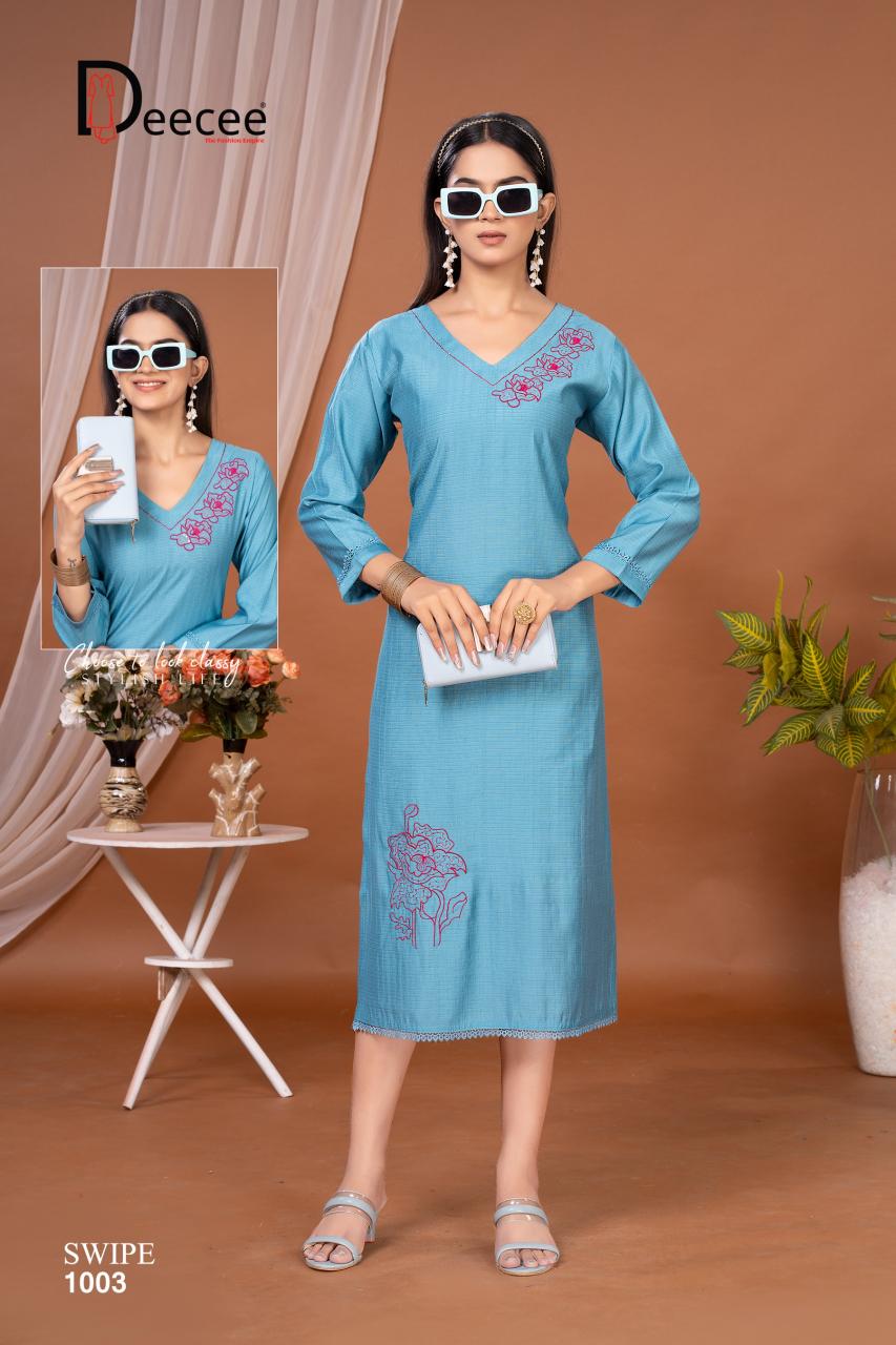 Deecee Swipe catalog kurtis mnufcturers india marty