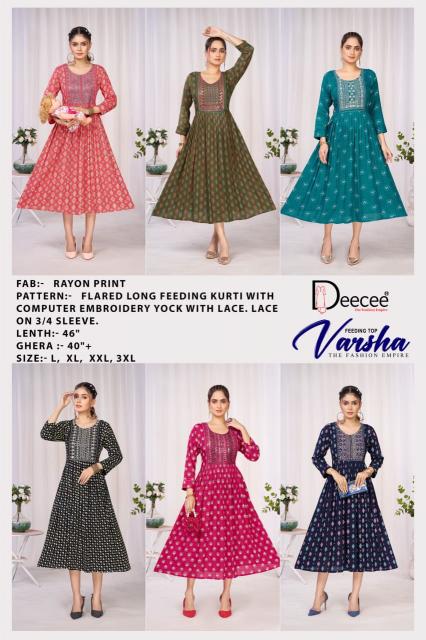 Deecee Varsha catalog indian kurtis singapore