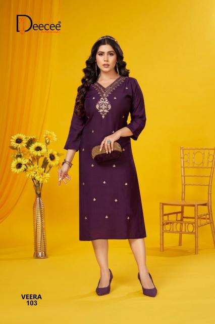 Deecee Veera catalog branded kurtis wholesale in jaipur