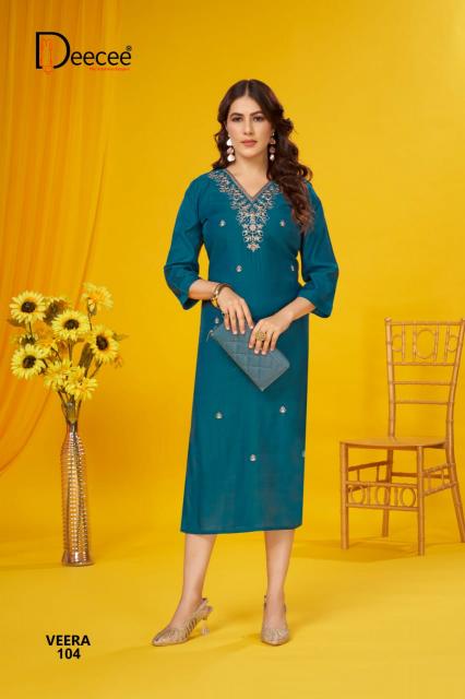 Deecee Veera catalog branded kurtis wholesale in jaipur